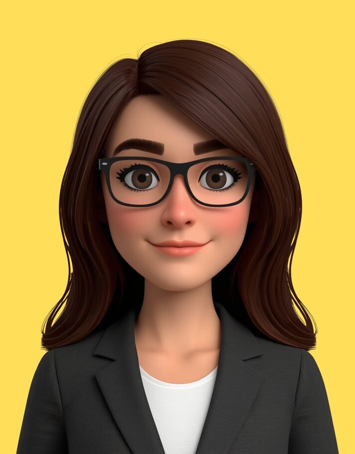 Amna Khan illustrated avatar